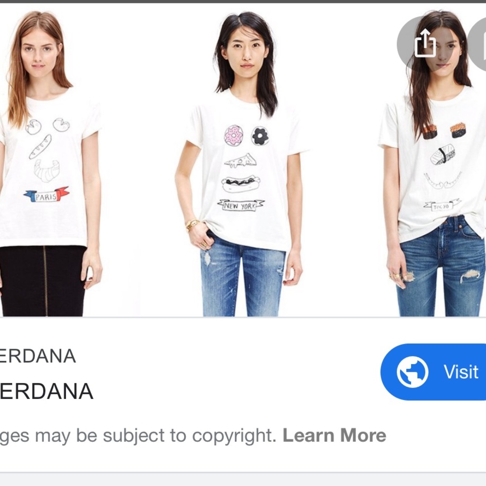 Looking for a Madewell X deerdana shirt